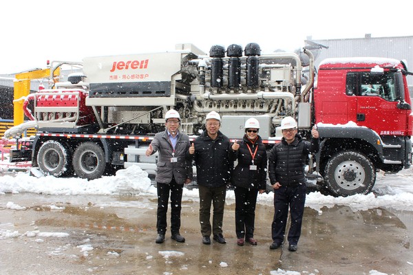 Jereh's 2500 HP Fracturing Unit Successfully Passed Acceptance Test by CNPC